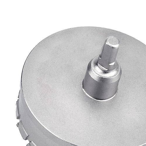 6.3 inch / 160mm Carbide Tipped Hole Saw,Metal Steel Hole Saw with a Drill Bit, Hole Cutter for Thick Metal,Stainless Steel,Sheet Metal, Iron and Wood. (160mm (6.3 inch)) 160mm ( 6.3 inch )