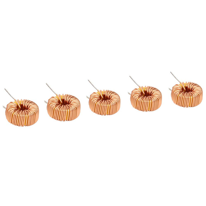 20PCs vertical toroid wind inductor wire, 5026 100UH 6A 0.6mm copper inductor coil for PCB, stable performance and durability