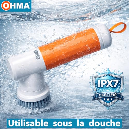 Electric Multi-purpose and Multi Surface Cleaning Brush, IPX7