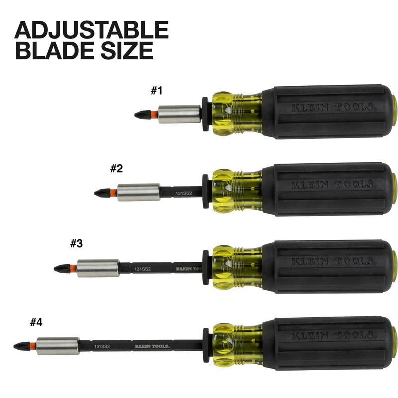 Klein Tools 33803 ProFlex 42-Bit Impact Driver Bit Set with Modular Case, S2 Steel, Magnetic, Adjustable Screwdriver 42 Bit Set