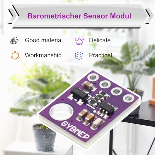 280 5V Barometric Sensor Temperature Humidity Sensor Module Pressure Temperature Humidity Module Board Humidity Temperature Sensor Module IIC I2C Compatible with Arduino (Pack of 2) 2 Stück