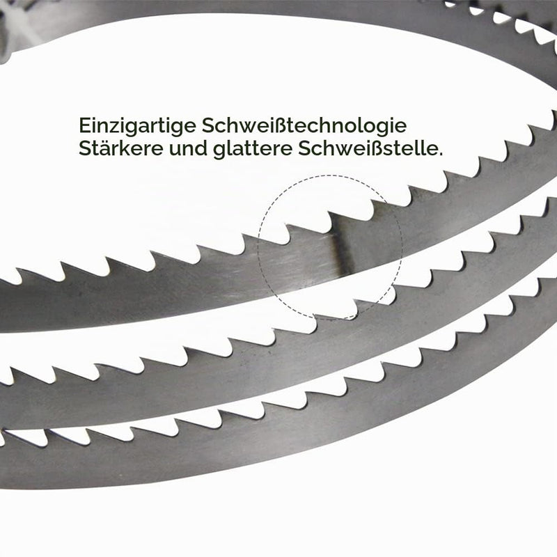 Set of 4 Bandsaw Blades Wood Band Saw Blade Saw Band 1400 x 6.35 x 0.35 mm 10 ZpZ, Suitable for HBS30, HBS20, HB800 etc