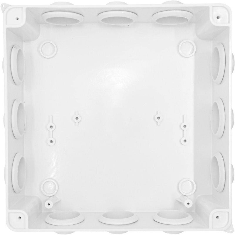 Lumonic distribution box white 200x200x80mm with 12 openings I junction box surface-mounted - IP65 I junction box, terminal box, junction box for indoor and outdoor use