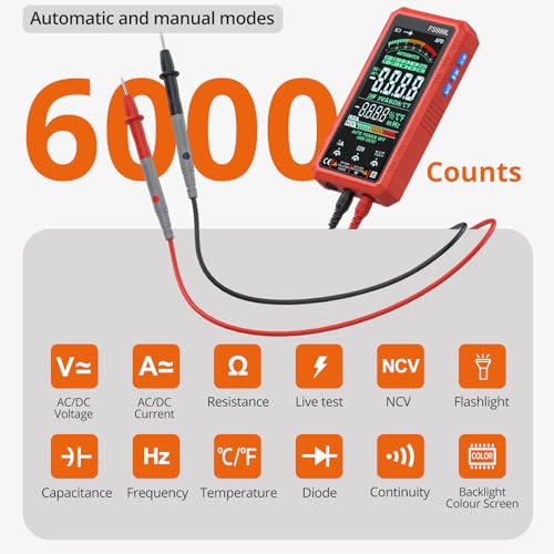 Clamp Meter 6000 Count - Smart Multimeter 6000 Count
