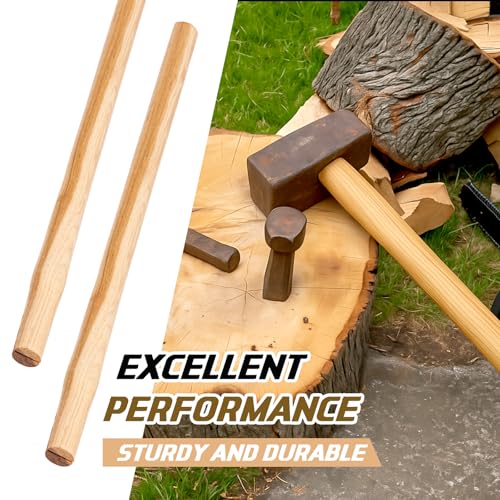 Yalikop 1 Sets 36" Replacement Hickory Sledge Hammer Handles Kit