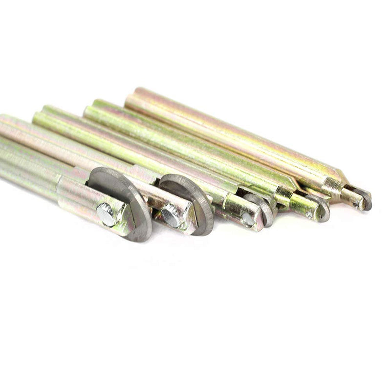 Wheel Kit Set 5pcs TS/TR Tile Cutter Tungsten Carbide Repl Wheel Cutting Diameter 7/8(22mm) 23/32(18mm) 3/8(10mm) 5/16(8mm) 1/4(6mm) Inch Bar length 80mm and 76mm