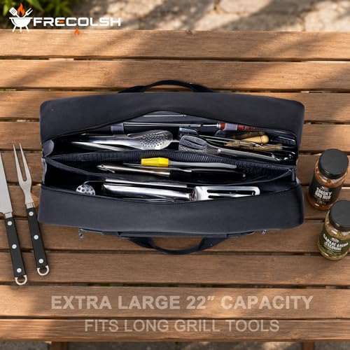 22" Grill Carry Bag, Griddle Tool Storage Bag for Blackstone Accessories Black 22" - Style A