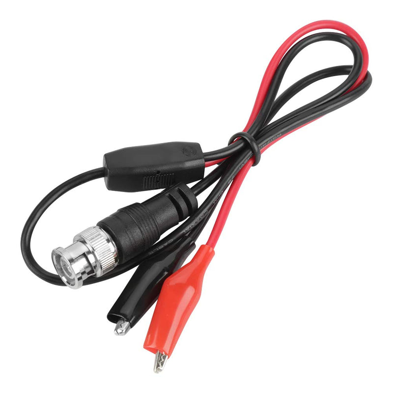2PCS Oscilloscope Cable Test Probe Cable BNC Laboratory Test Leads Set BNC Male Q9 to Dual Banana Head Alligator Clip 0.5m