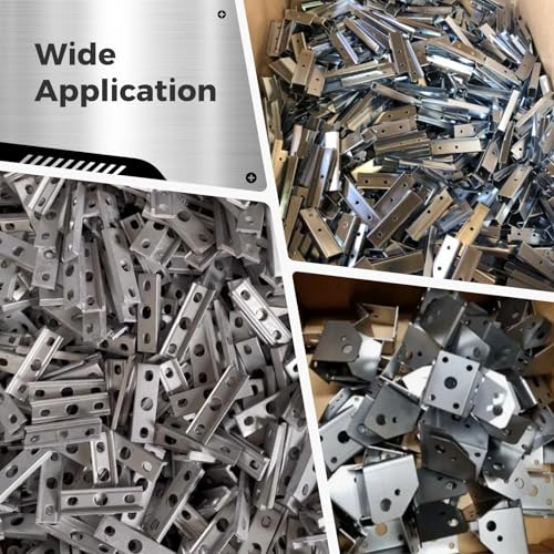 6 PCS 13-Inch Aluminum Angle 1x1 Inch, 1/8" Thick Structural Stock - 6061 Alloy Angle Iron for Framing, Shelving & DIY Projects, Heavy-Duty Metal Brackets 6PCS 1x1x1/8-inch