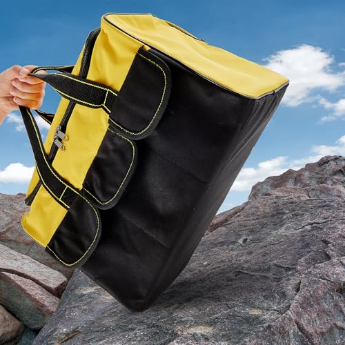 Sanwuta 3 Pack Tool Bag 16 Inch Waterproof Heavy Duty Wide Mouth