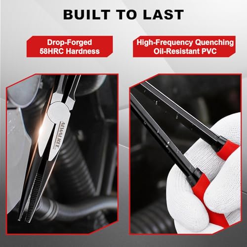 5PC 11" Long Reach Needle Nose Pliers Set