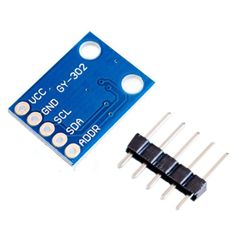 Hailege 5pcs GY-302 BH1750 BH1750FVI Digital Light Intensity Light Brightness Sensor Illumination Module