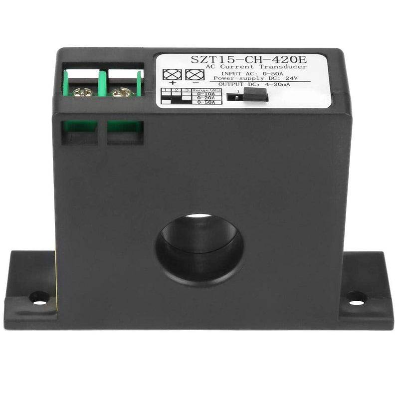 AC current converter, SZT15-CH-420E current converter transformer sensor current converter AC 0-50A to DC 0-5V/0-10V/4-20mA