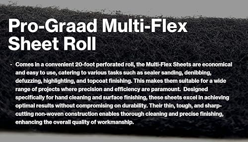Multi-Flex Abrasive Sheets 8" x 4", A-VFN, 60 Sheets, 07521
