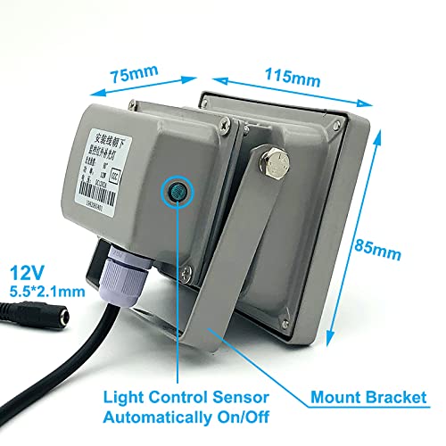 Infrared Illuminator, 940nm 6 LEDs 60 Degree Wide Angle IR Illuminator for Night Vision,Waterproof LED Infrared Light for CCTV Camera, Security Camera, No Power Adapter 940nm IR 60 degree