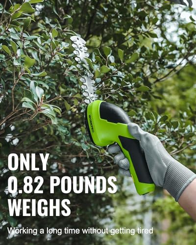 WORKPRO Cordless Grass Shear & Shrubbery Trimmer & WORKPRO Floral Garden Gloves for Women