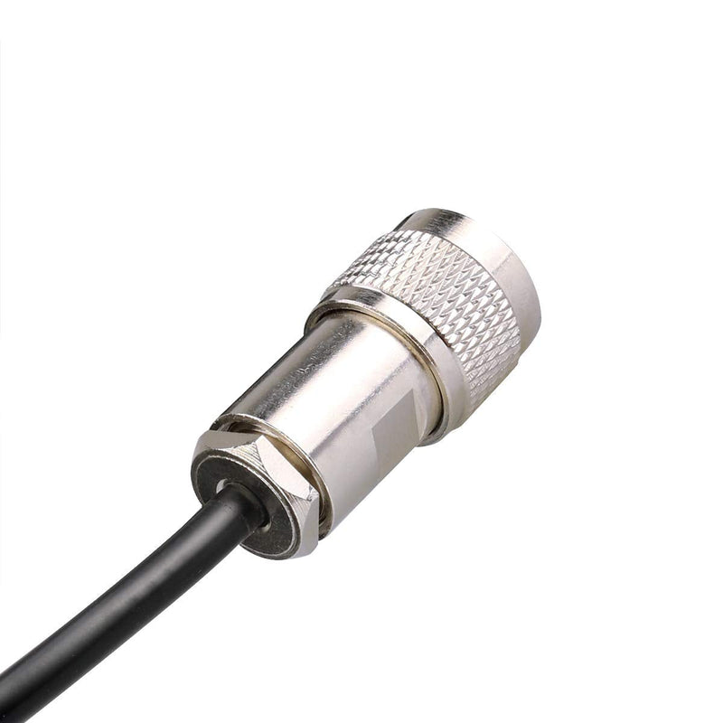 Retevis Coaxial Cable Low Loss Pure Cupper Coax Extend Cable with SL16 Connector Compatible RT97 Repeater Two Way Radio Ham Radio (15 Meters, 1 Pack)