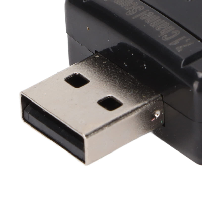 7.1 Channel USB External Sound Audio Adapter Laptop PC Sound Built in Amplifier and Volume Controls with 3.5MM Ports and Microphone for Wins/for Android