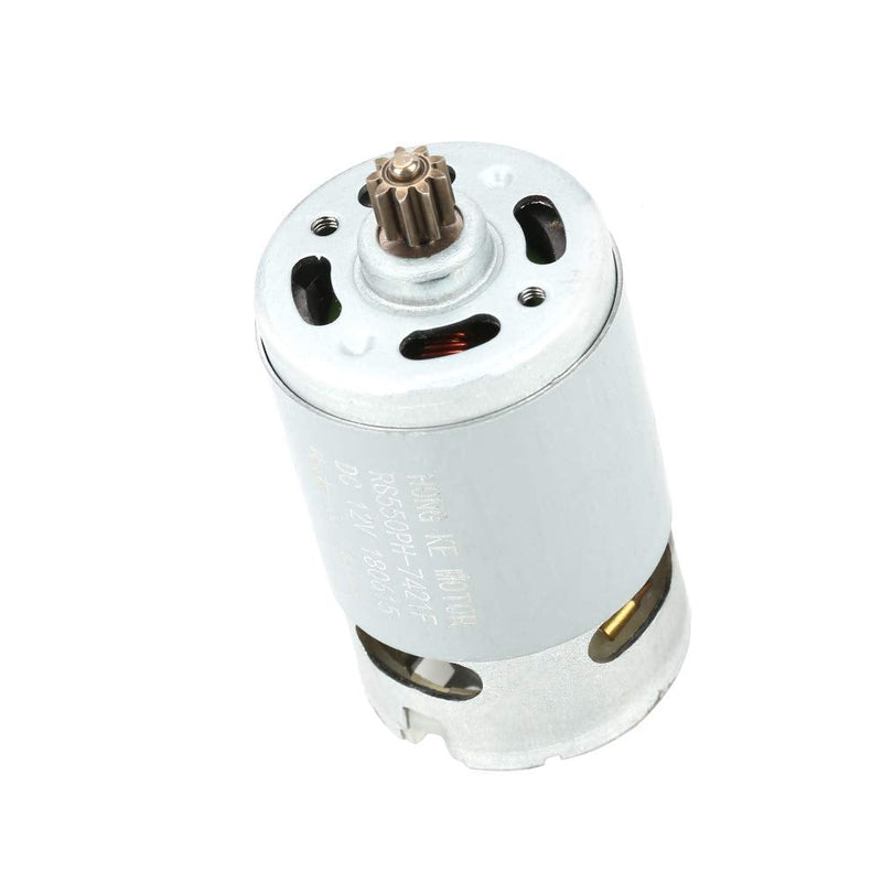 9 Teeth Gear DC Motor, 12 V 90 W Industrial DC Motor with One Speed for Drill