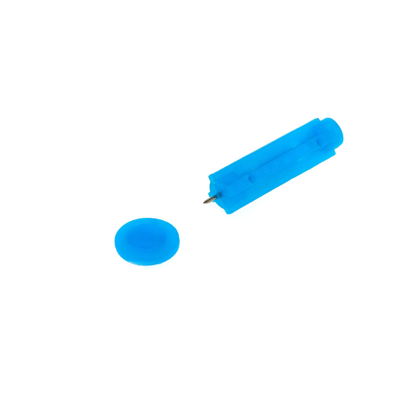 Blood Lancets Blue Tri-bevel Lancing Machine - 1000 blue lancets, <em>not present</em>