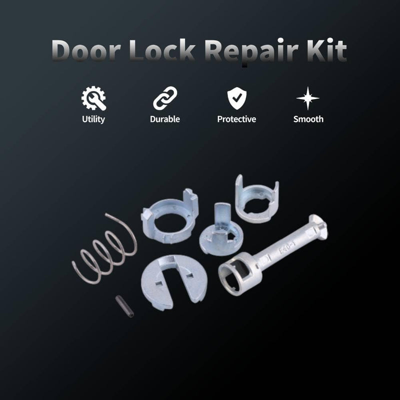 E46 Door Lock Repair Kit, Front Left & Right Lock Cylinder Repair Kit for 3 Series Model 323c, 325i, 325c, 328i, 330i, 330c, 330ci (1998-2005)