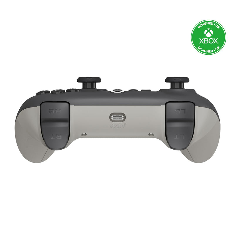 8BitDo Ultimate C Wired Controller for Xbox with Hall Effect Joysticks and Hall Triggers, RGB Lighting Fire Ring, Compatible with Xbox Series X|S, Xbox One, Windows 10/11 - Officially Licensed (Dark Gray) Dark Gray