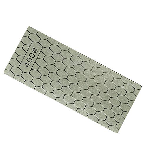 Diamond Sharpening Stone Diamond Plate Whetstone Professional Kitchen Table Stone Sharpening Stone for Sharpening Dull or Tired Edges 15 x 6 cm Pack of 2