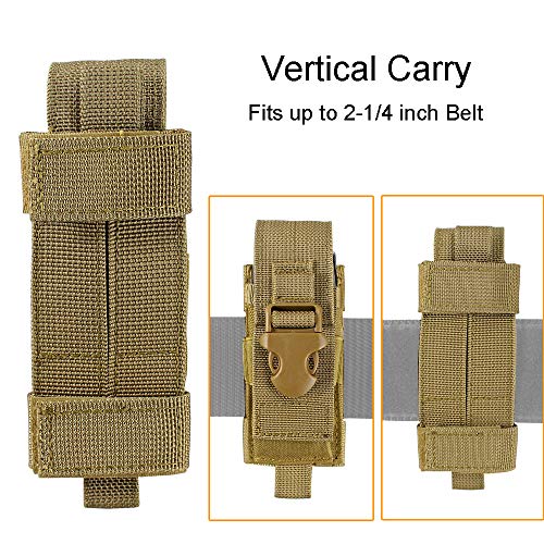 Tactical Single Sheath Holster Utility Tool Holder Case and DIY Magnetic Tool Holder
