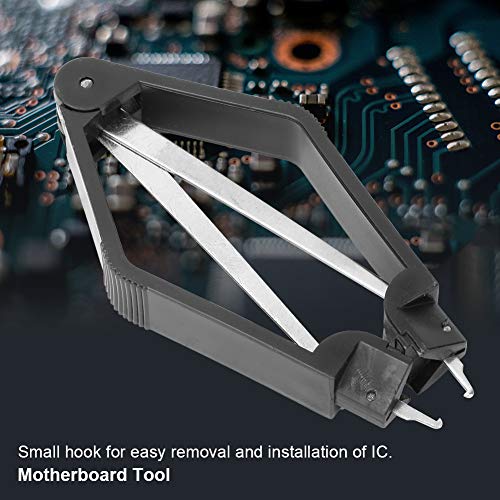 Hyuduo Stainless Steel IC Chip Removing Tool, 105mm Motherboard IC Extractor Grabber, Repair Tool for Electronic Components