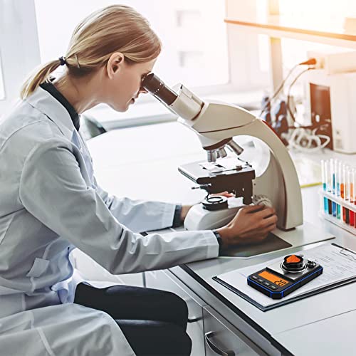 ORIA Digital Milligram Scale, 50g x 0.001g, Weighing Pan Included, Blue 5 cm x 14 cm x 4 cm