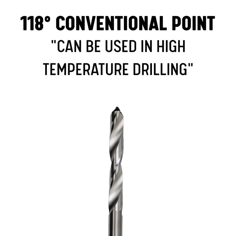 Drill America - DMOD1/4 1/4" Solid Carbide Drill Bit, DMOD Series