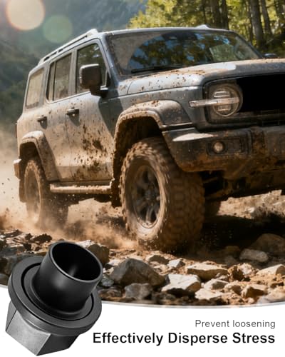 6Pcs Two-Piece 19mm Sleeve Flanged Wheel Nuts, M22x1.5 Hex 33mm with Hub Piloted Seat & 26mm Bolt Hole Size Torque 500-550LBS, for Heavy Duty Truck Semi Truck Fit Steel Dual Wheels