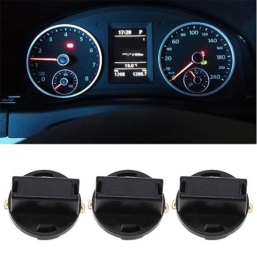 Pack of 10 Socket Holder Lamp Holder for Bulbs Dashboard T10 501 168 194 Type Miniature Twist Lock Wedge Base