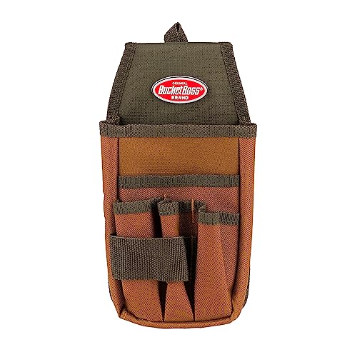 Bucket Boss AirLift Tool Belt with Suspenders (50100) and Utility Pouch with FlapFit (54170)