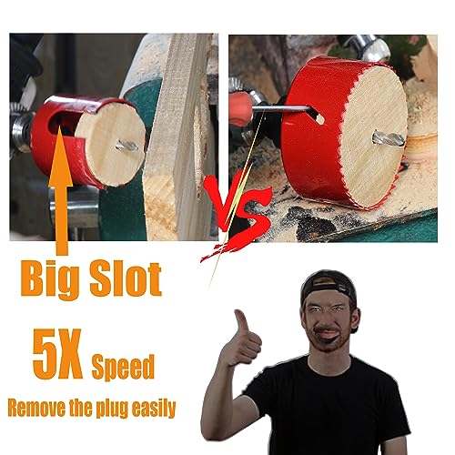 6” Carbide Tipped Deep Hole Saw Cutter 2.36” Depth for Multiple Purpose Hardy Plank MDF Wall Tile 10X More cuts 5X Faster (152mm)6"