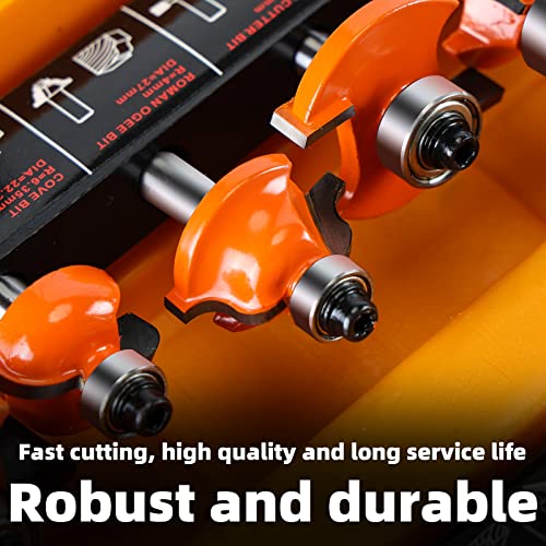 Router Bits Set, 24 Pieces, 1/4 Inch Shank 24 Piece Router Bits Set 1/4 inch