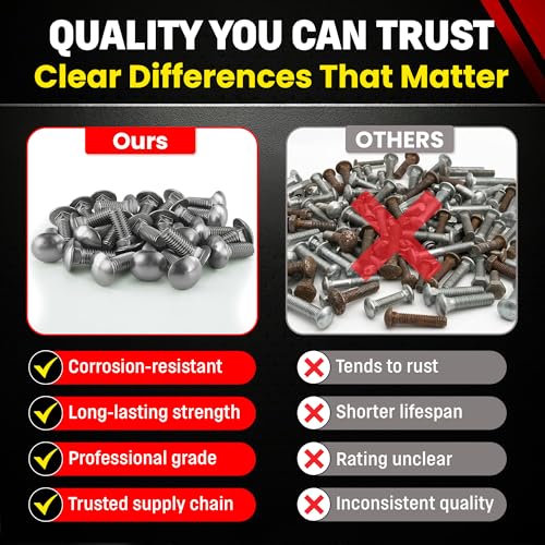 Chenango Supply 1/2-13 x 1-1/4" Stainless Carriage Bolts 1/2-13 x 1-1/4"