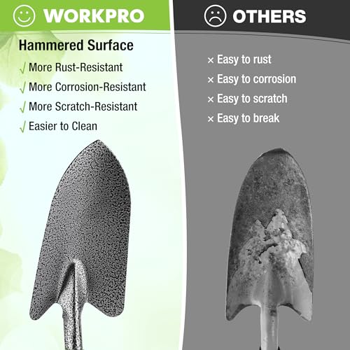 WORKPRO 6-Piece Garden Tool Set Green