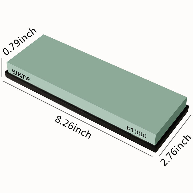 Sharpening Stone Whetstone Medium Grit #1000, Strong grinding power, Splash and go, Cuts fast, Not clog, Sharpening Stones for Knives, Whetstone knife sharpener #1000 Grit