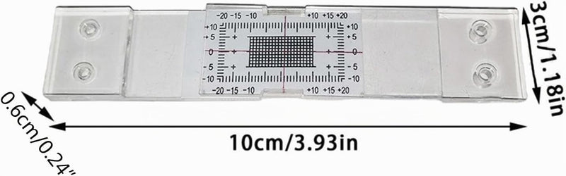 3 Sets Manual Masonry Crack Measuring Device Monitor Crack Monitor for Measuring and Recording Lesions and Cracks in Flat Masonry Surfaces