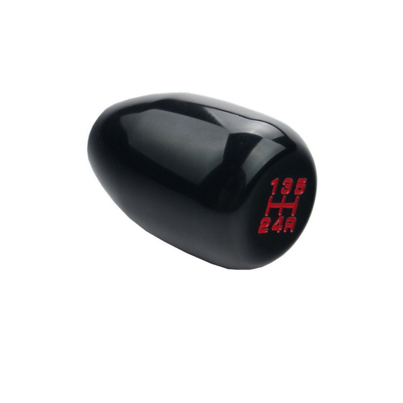 DEWHEL 5 Speed Manual Gearbox Shift Knob M12x1.25 Screw On Aluminum Black