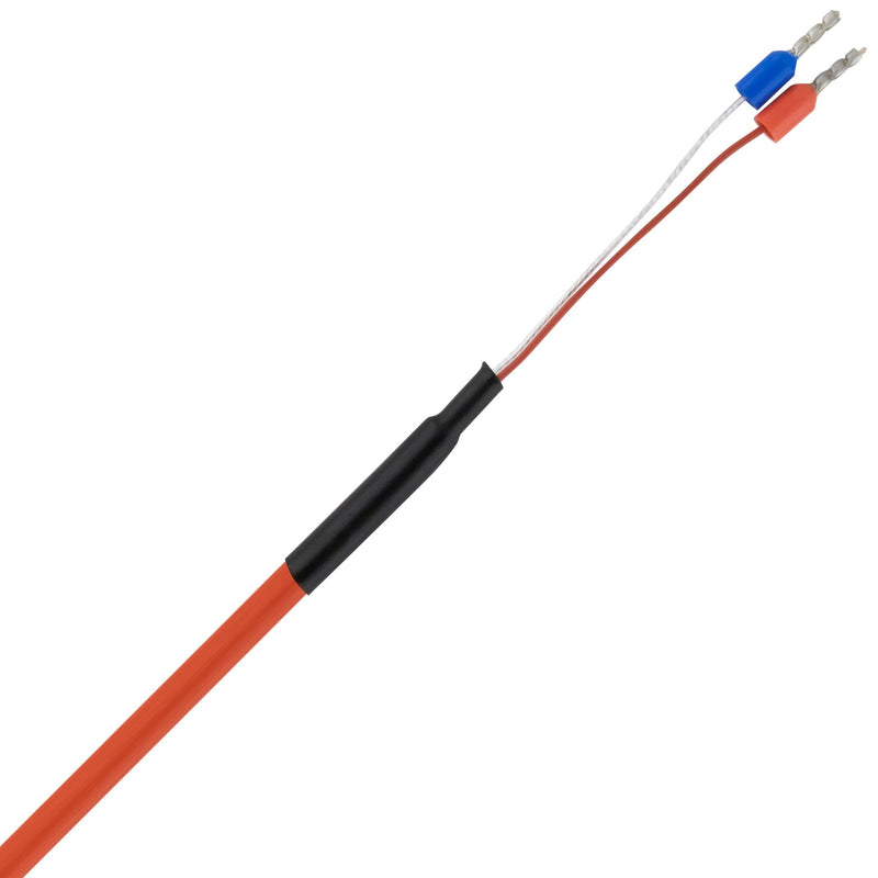 SeKi temperature sensor PT1000 1 meter; Temperature sensor, immersion sensor, resistance thermometer with silicone cable up to +250°C