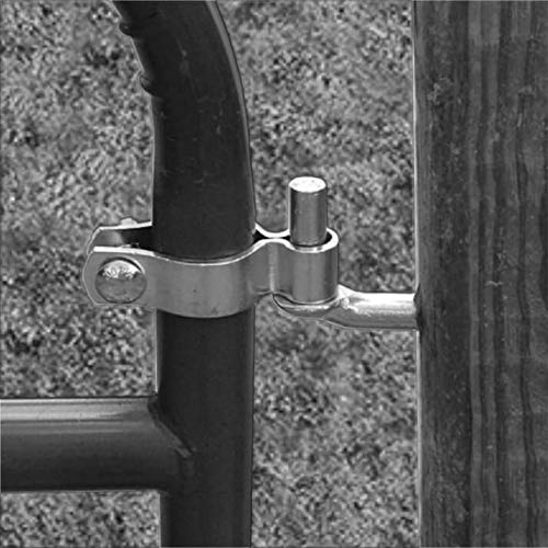 Jake Sales - 4-1/2 In Wood Post Lag Screw Hinge - 5/8 Hinge Pin - 2 Pack 4-1/2" - 2 Pack
