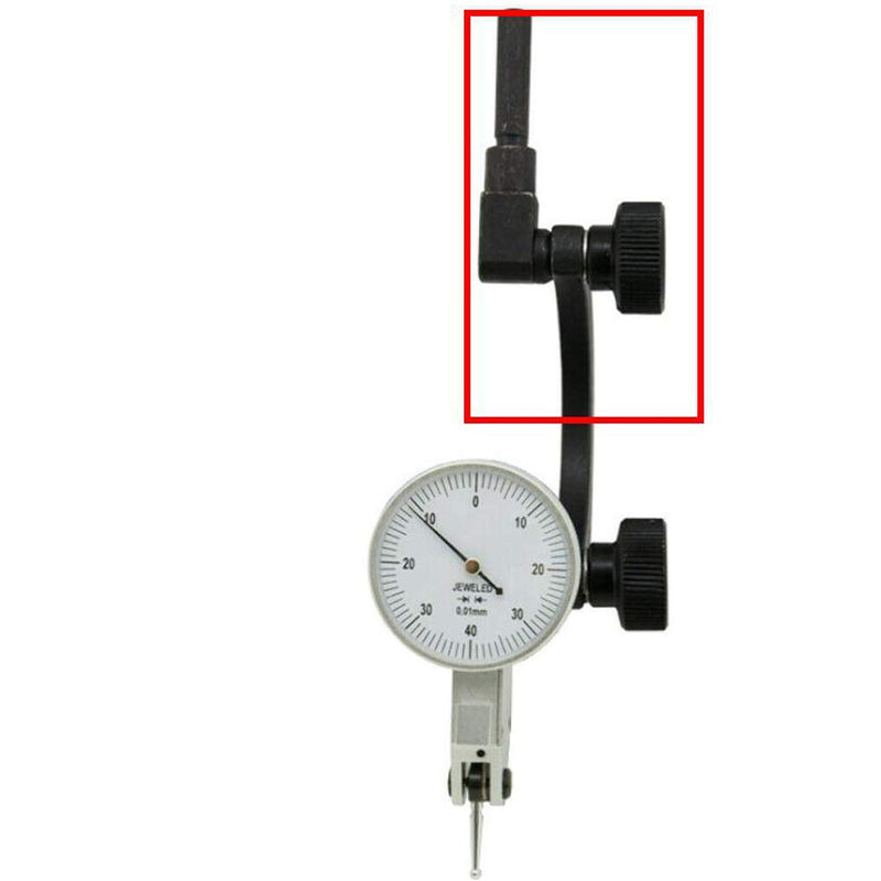 Holder for Digital Dial Indicator, Adjustable Universal Dial Indicator Holder, Semicircular Combination Test Dial Indicator Holder 8 mm Dial Gauge Support Stand for Measuring Work