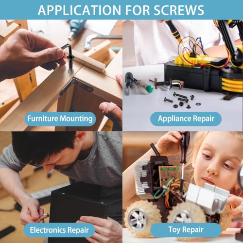 660pcs M3 M4 Countersunk Screws Assortment Kit,Carbon Steel Bolts and Nuts 660pcs-CountersunkScrewsM3M4