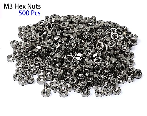 iexcell 1500 Pcs M3 x 4/6/8/10/12/16/20/25/30/35/40/45/50 Stainless Steel 304 Hex Socket Head Cap Screws Blots Nuts Washers Assortment Kit M3 x 4/6/8/10/12/16/20/25/30/35/40/45/50mm