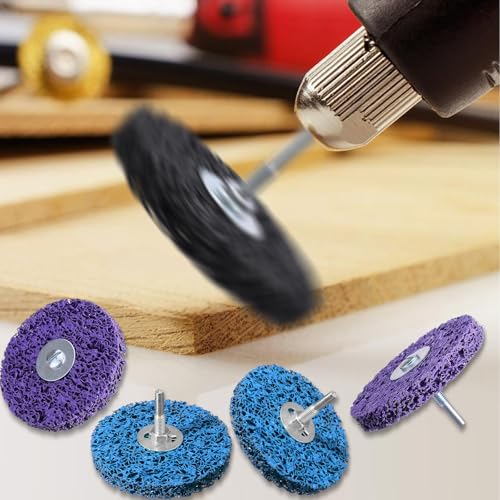 CSD Disc Sanding Discs, Pack of 5, 100 mm Coarse Cleaning Disc, CBS Cleaning Disc for Angle Grinder of Paint, Rust Welds, Oxidation Cleaning and Removal 5Pcs