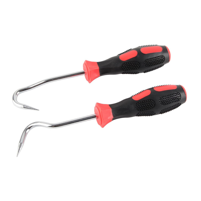 Pick and Hook Set, Coolant Hose Puller Tool, Radiator Hose Puller Tool, 2-Piece Hose Puller Hook Vehicle Maintenance Tool for Transmission Line of Radiator Heater