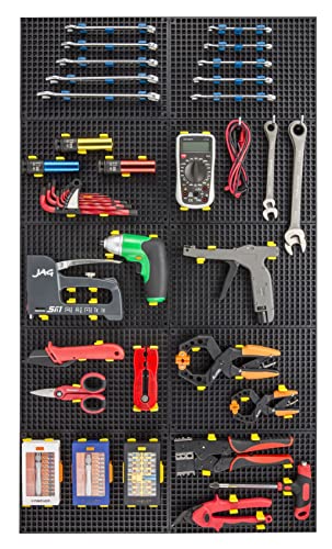 Free Zone 4-Piece Large Pegboard Set Red