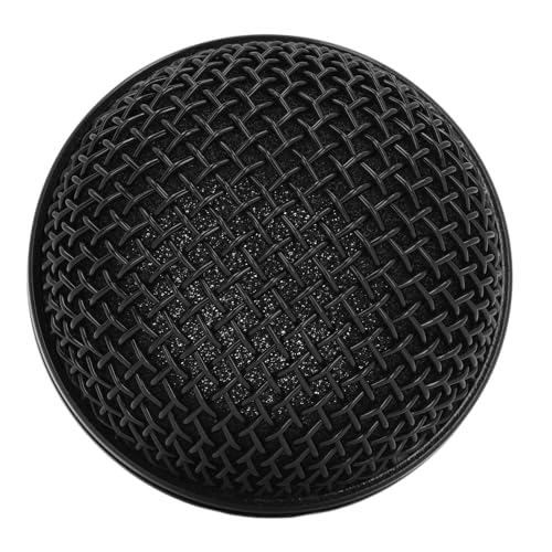 Mesh Grille for SM58 Microphones, Stainless Steel Microphone Head Replacement, Microphone Grille Replacement for SM58S SM58LC BETA58 BETA58A SA M30 SV100 UT2 PGX24 SLX4 (Black) Black